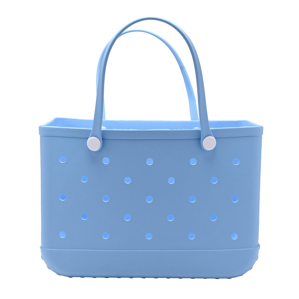 Bolso shopper grande plástico azul pálido WIDDOP
