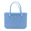 Bolso shopper grande plástico azul pálido WIDDOP