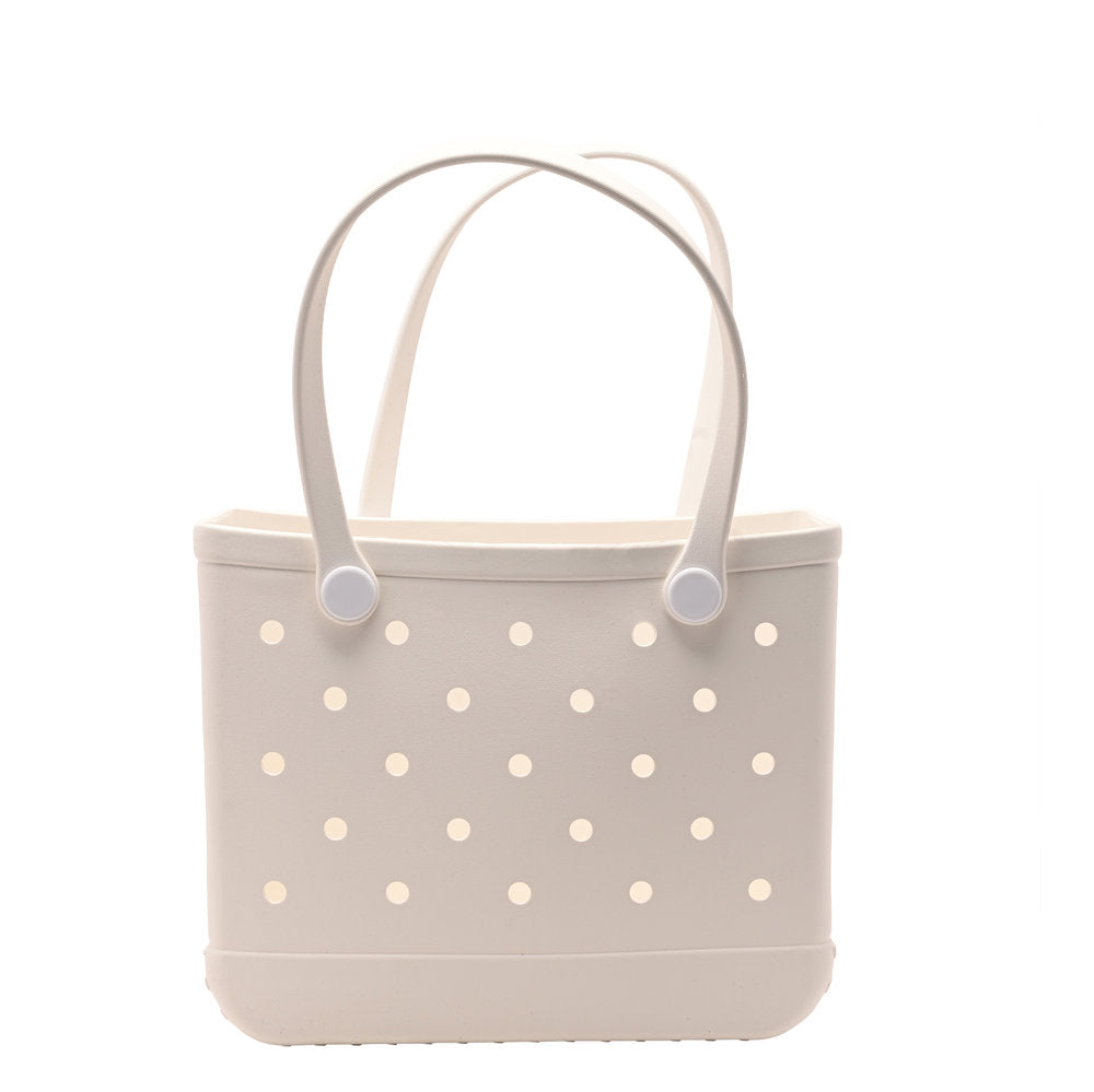 Bolso shopper mediano plástico blanco Widdop