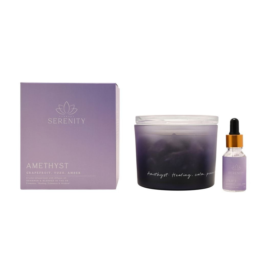 Difusor y Aceite Vaso Cristal Morado Widdop Imagen principal del producto