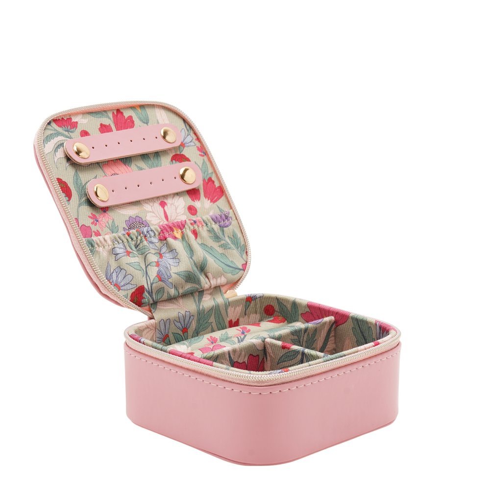 Joyero floral rosa y verde de Sophia Lane WIDDOP Imagen principal del producto