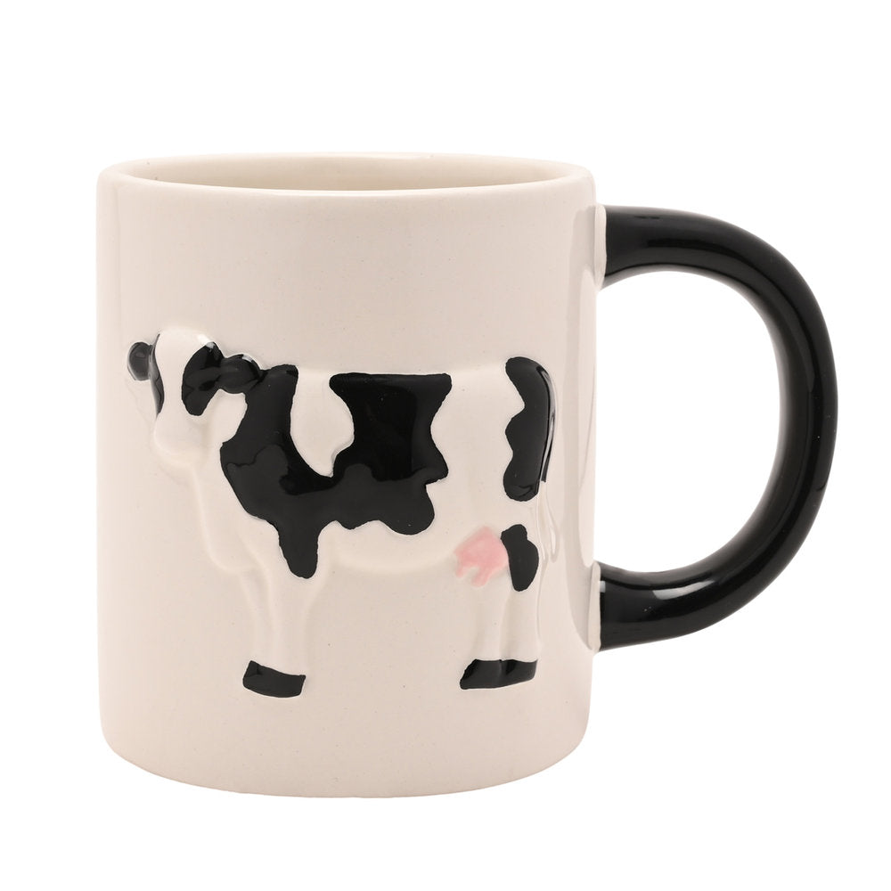 Taza Porcelana Vaca Country Living Imagen principal del producto