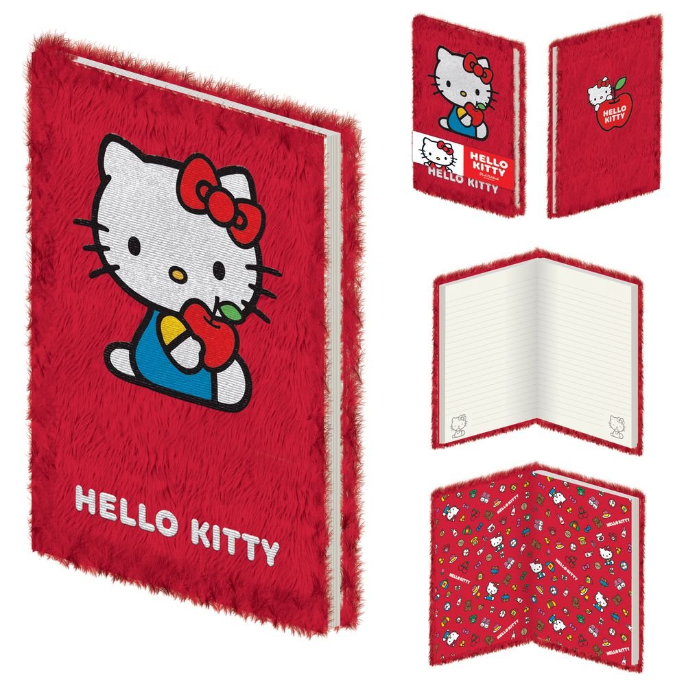 Cuaderno A5 Felpa Hello Kitty Classic Pyramid International