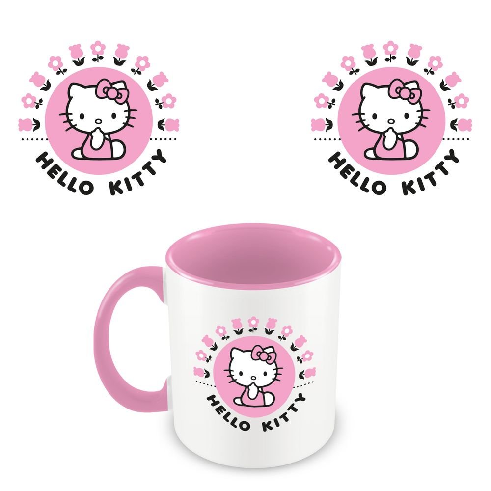 Taza Color Interior Hello Kitty Pink Pyramid International 325ml Imagen principal del producto