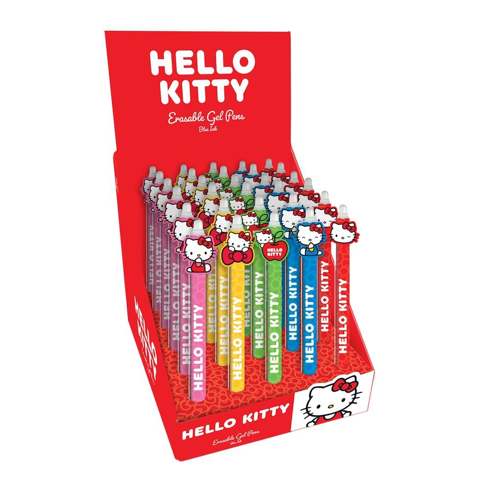 Expositor 30 Bolígrafos Borrables Gel Hello Kitty Pyramid International