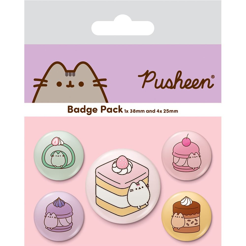 Pack de 5 Pins Pusheen Sweets Pyramid International Imagen principal del producto