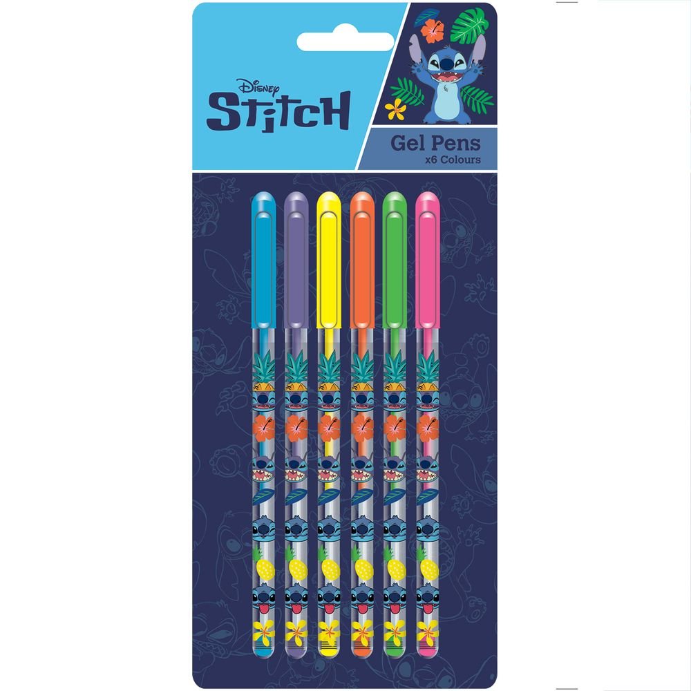 Set 6 Bolígrafos Gel Disney Stitch Pyramid International Imagen principal del producto