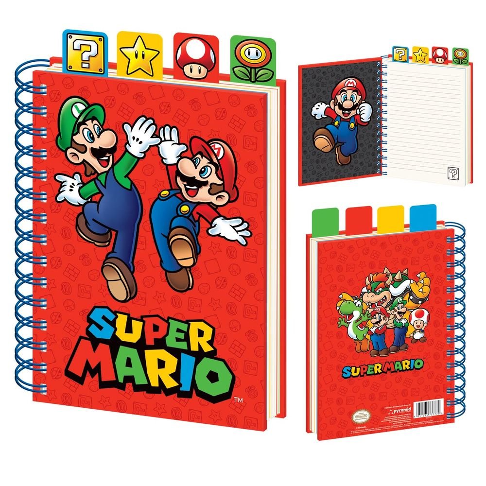 Project Notebook Super Mario Pyramid International