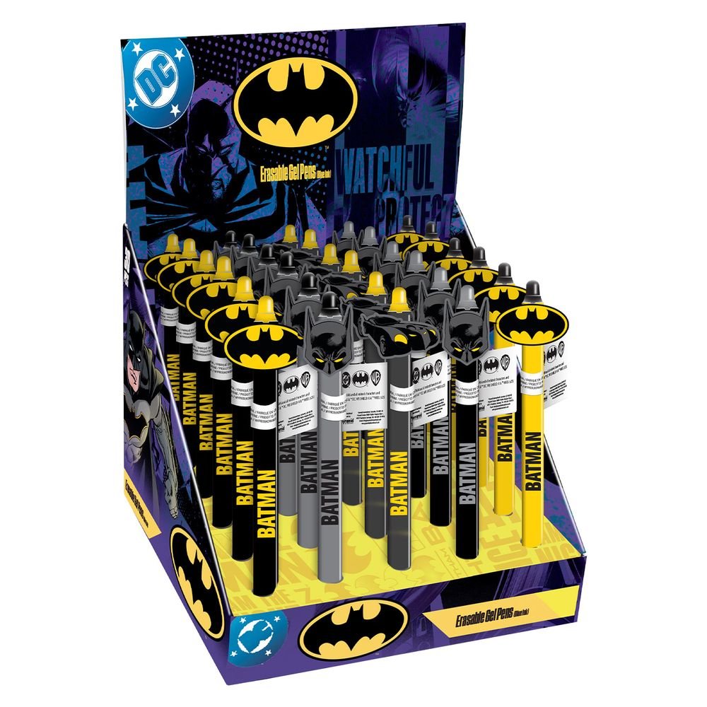 Expositor 30 Bolígrafos Borrables Gel DC Comics Batman Imagen principal del producto