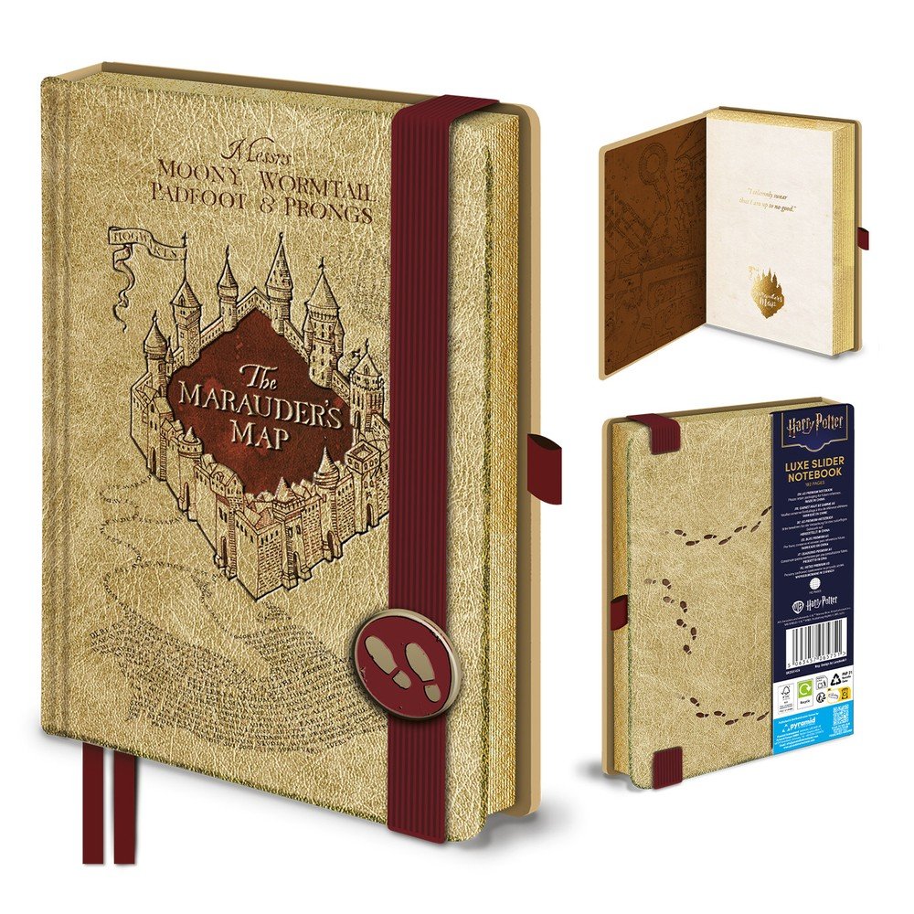 Cuaderno A5 Premium Harry Potter Mapa del Merodeador Imagen principal del producto