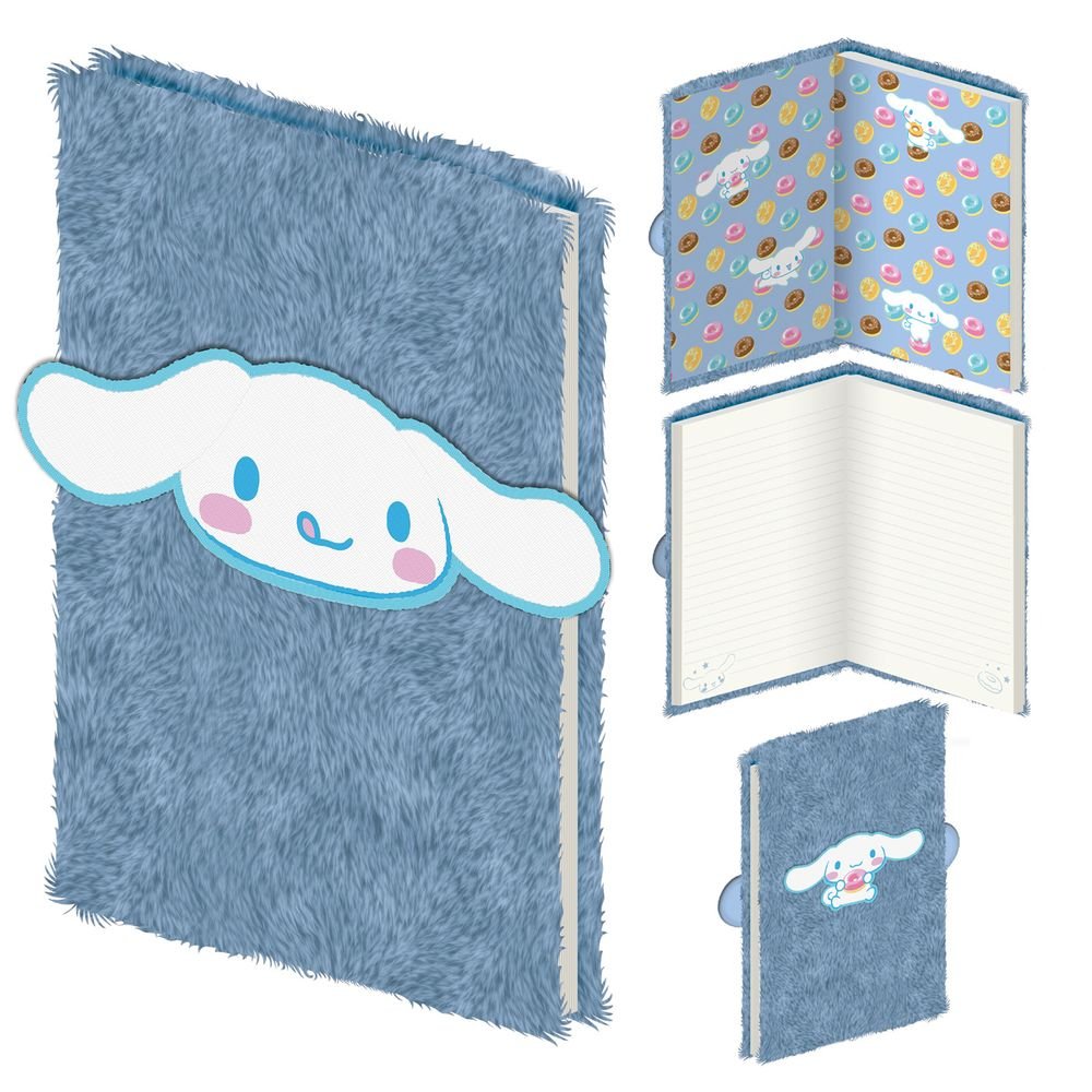 Cuaderno A5 Felpa Cinnamoroll Pyramid International