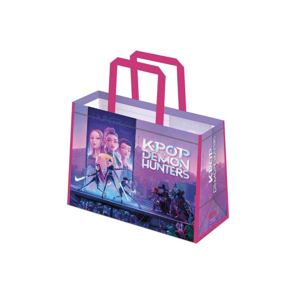 Bolsa reutilizable Rafia K-pop Demon Hunters Pyramid International
