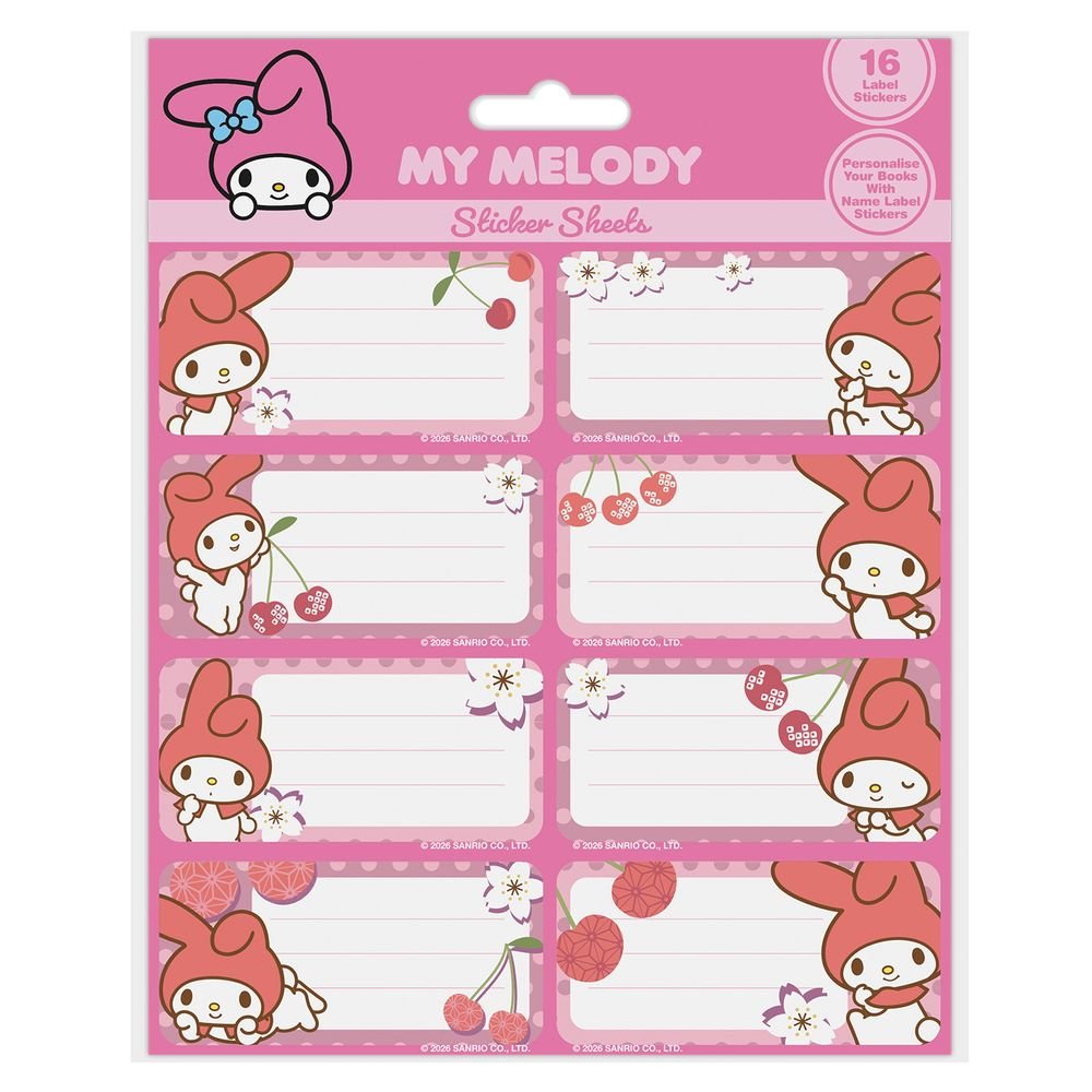 Etiquetas Escolares Cinnamoroll Pyramid International Pack 40 Imagen principal del producto