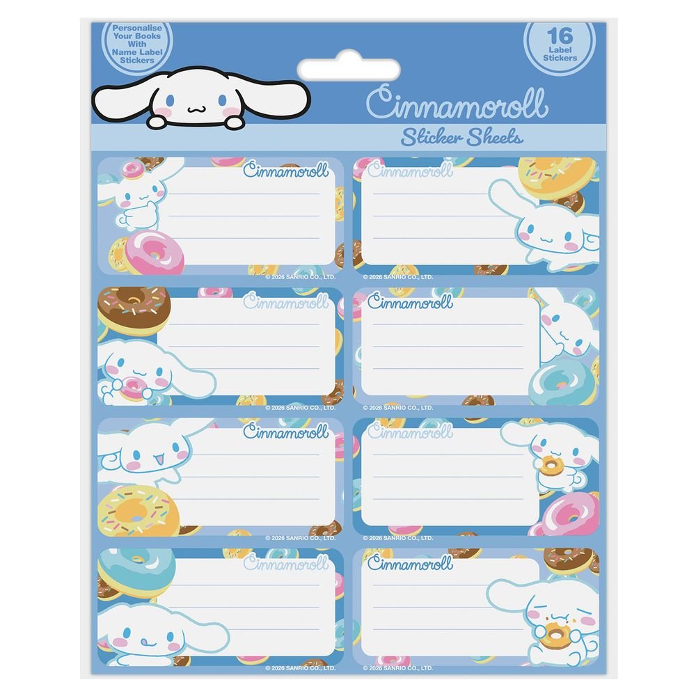 Etiquetas escolares My Melody, pack de 12 unidades Imagen principal del producto