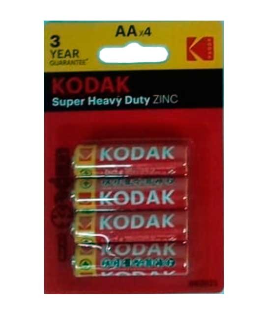 Pilas Kodak Cloruro de Zinc LR06 Aa Blister 4 Unidades Imagen principal del producto