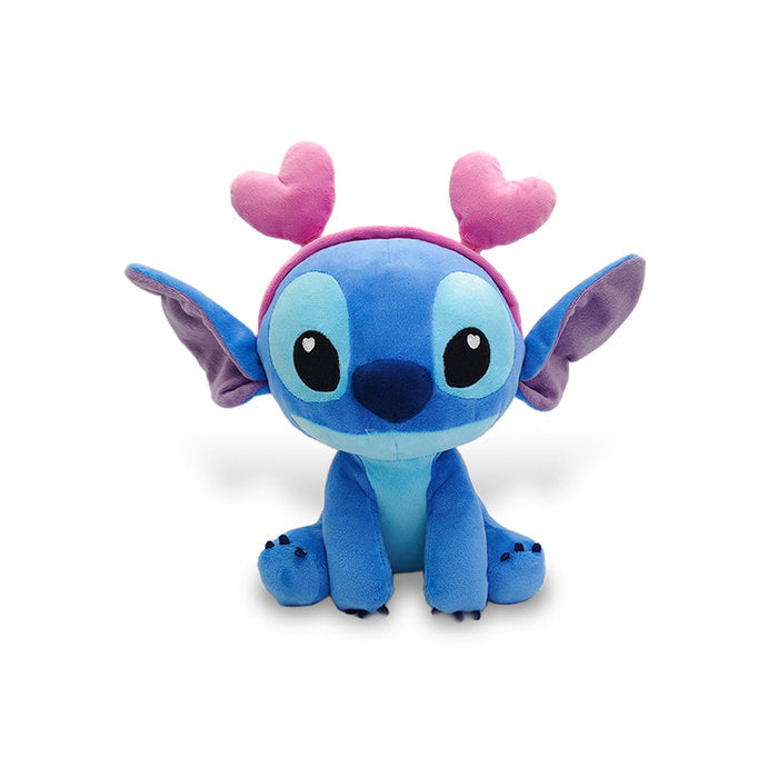 PELUCHE STITCH CON DIADEMA DE CORAZONES 25CM | PELUCHES DISNEY | 1 UNIDAD | 5400868031690