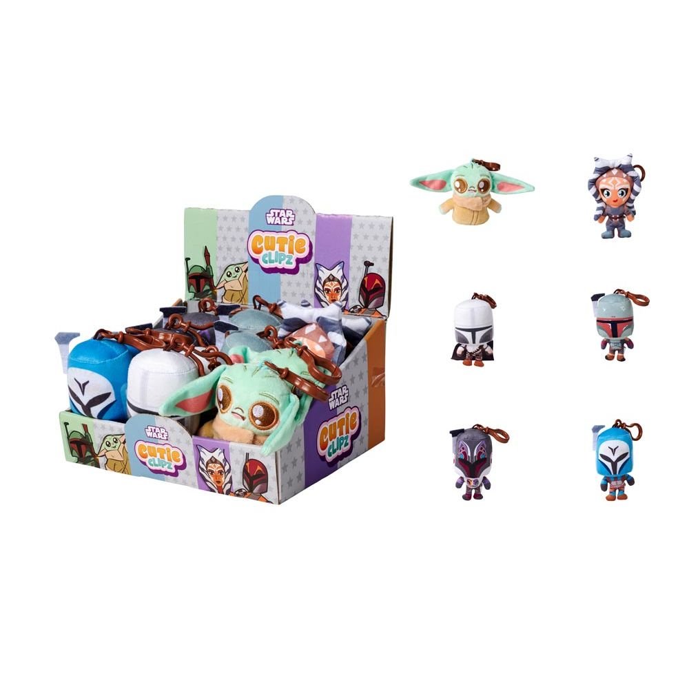 Expositor 12 Mandalorian Clips Peluche Disney Imagen principal del producto