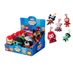 EXPOSITOR 12 LLAVEROS PELUCHE CLIP VENGADORES | PELUCHES DISNEY | ENVASE 12 UDS. UNIDAD | 15400868002413