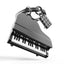 Llavero Metalmorphose Music Piano Marca Metalmorphose