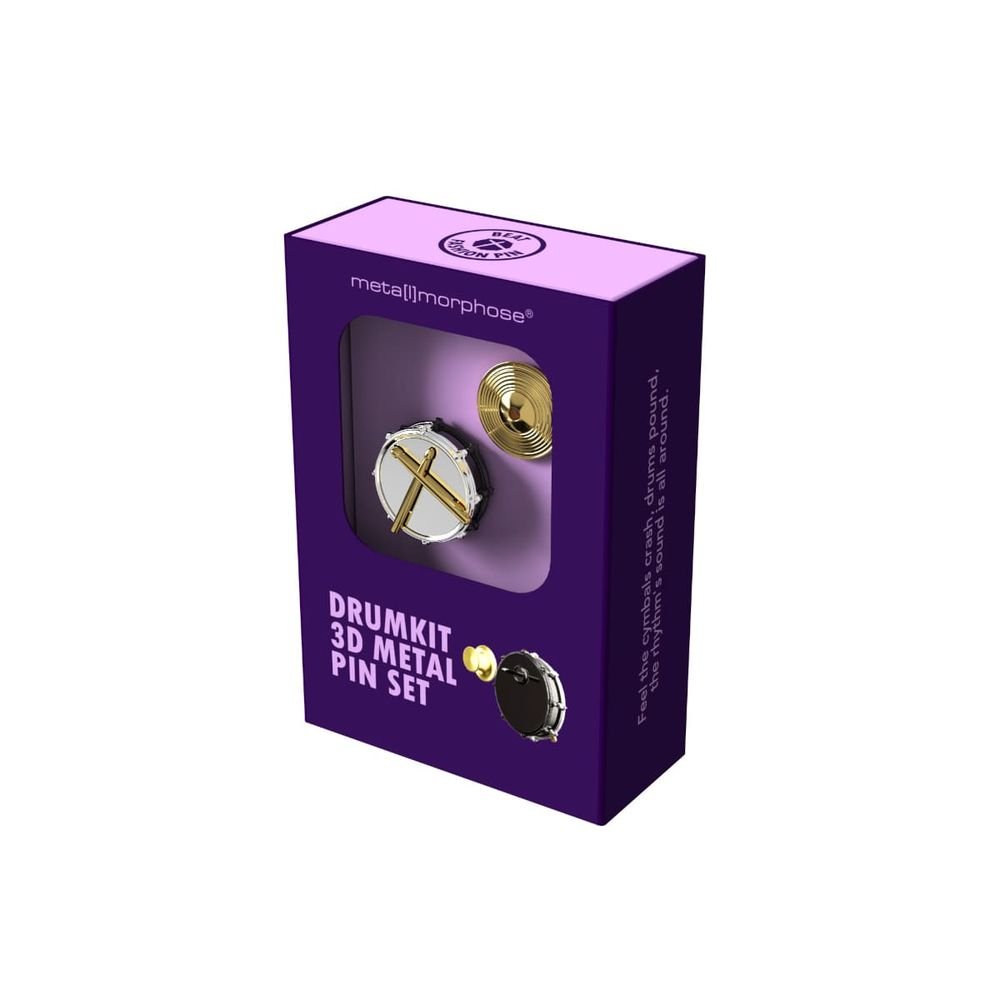 JUEGO 2 PINS METALMORPHOSE MUSIC BATERIA | METALMORPHOSE | 1 UNIDAD | 5404006067060 Imagen principal del producto