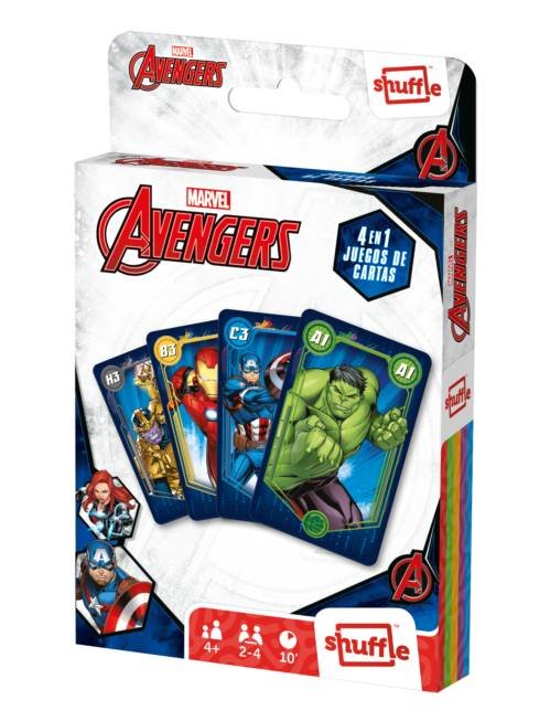 BARAJA INFANTIL AVENGERS | CARTA MUNDI SHUFFLE | 1 UNIDAD | 5411068988486 Imagen principal del producto