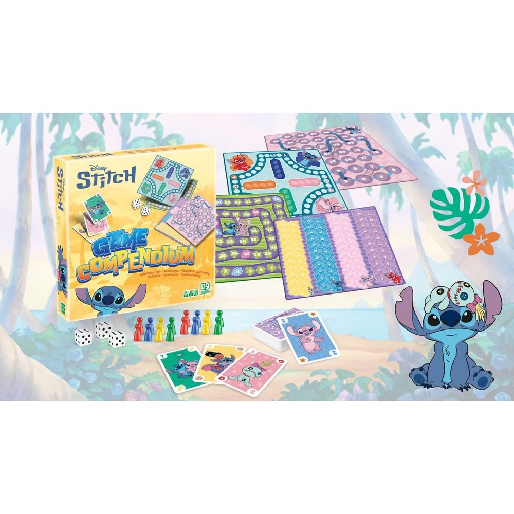 Juego Shuffle Compendium Disney Stitch Carta Mundi Imagen principal del producto