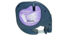 CINTA DYMO TAG 12X4 PLASTICO TRANSPARENTE | 1 UNIDADES | (DYMO)