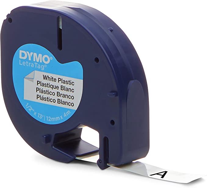 Cinta Dymo Tag 12 mm Plástico Blanco Marca DYMO Imagen principal del producto