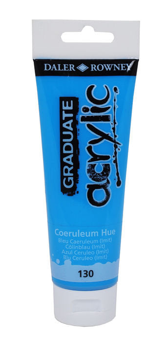 PINTURA ACRILICA GRADUATE 120ML COERULEUM HUE | 3 UNIDADES | (DALER ROWNEY)