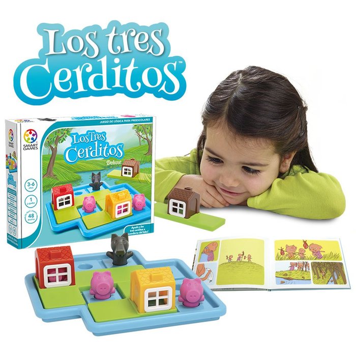 JUEGO DE MESA LOS TRES CERDITOS | LUDILO | 1 UNIDAD | 5414301519164