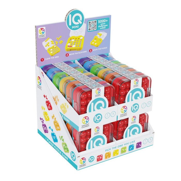 EXPOSITOR 24 JUEGOS DE LOGICA IQ MINI SURTIDOS | LUDILO | ENVASE 24 UDS. UNIDAD | 45414301524487