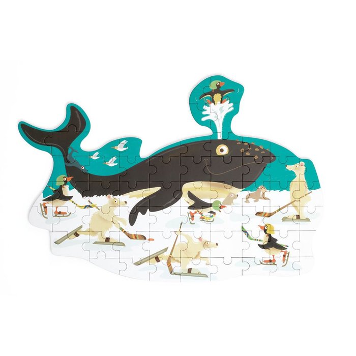 Puzle Contorno Ballena Scratch