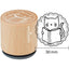 Sello Exlibris Woodies Stamp Diseño Gato COLOP España