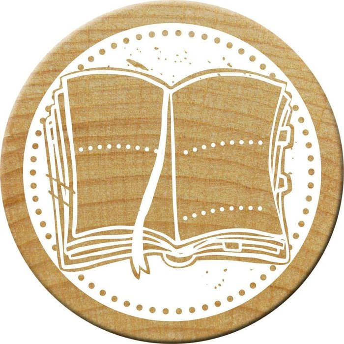 SELLO EXLIBRIS WOODIES STAMP DISEÑO LIBRO | 1 UNIDADES | (COLOP ESPAÑA S,L,)