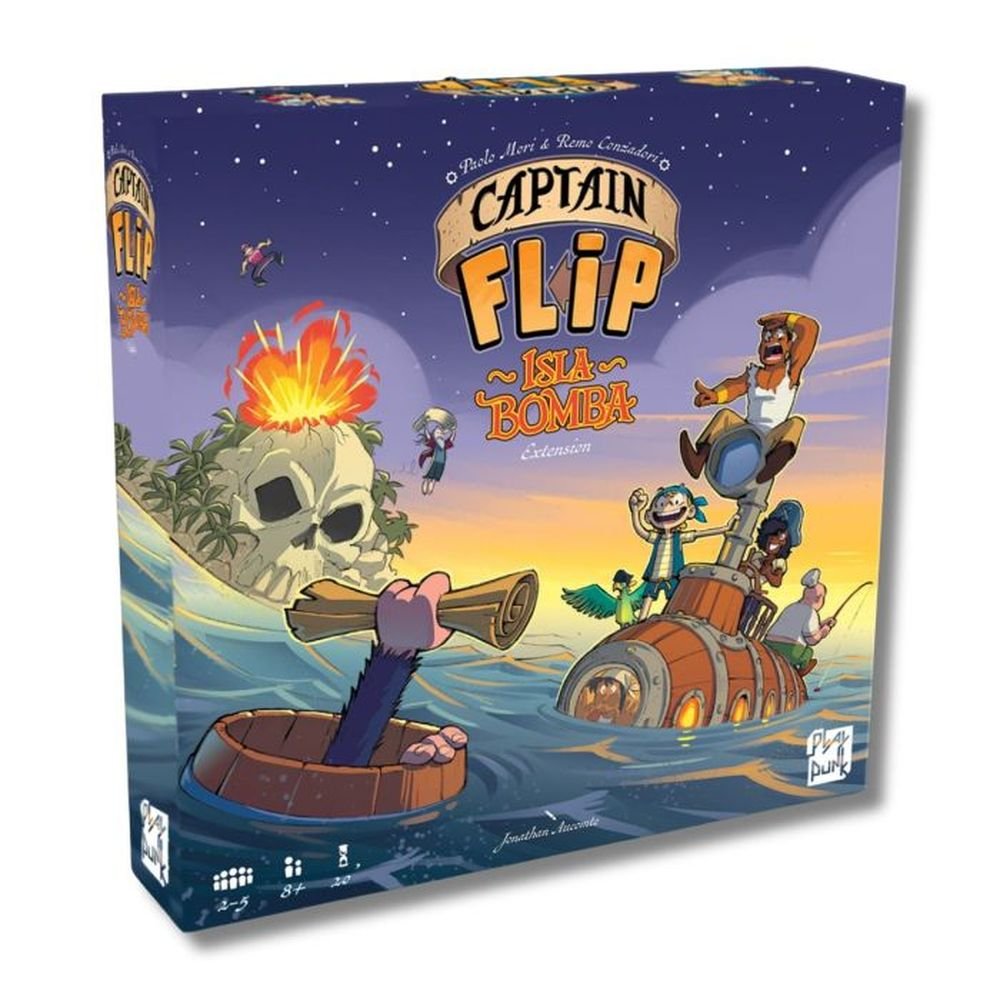 Juego de Mesa Captain Flip Isla Bomba Zacatrus