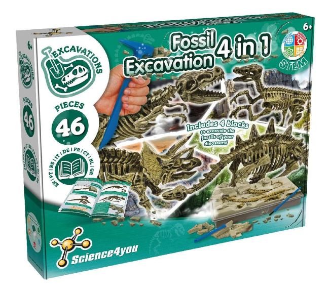 Juego Excavaciones 4 en 1 Science 4 You