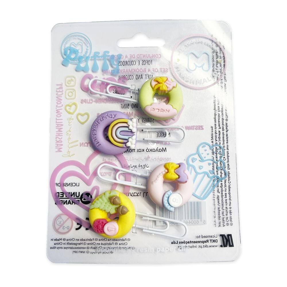 Set Clip Surtidos Bookmark Paper Marshmallow Imagen principal del producto