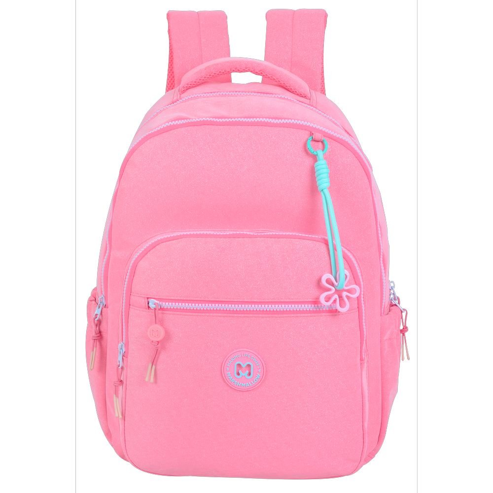 Mochila Escolar Doble Sweet Glow Pink 43x32cm Marshmallow Imagen principal del producto