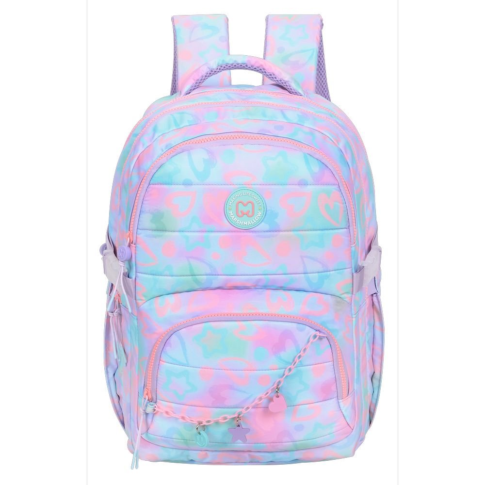 Mochila Escolar Doble Funny Love 44x32 cm Marshmallow Imagen principal del producto