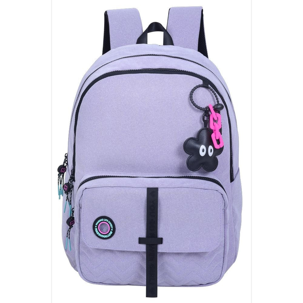 Mochila Escolar Doble Nighty Purple Marshmallow Imagen principal del producto