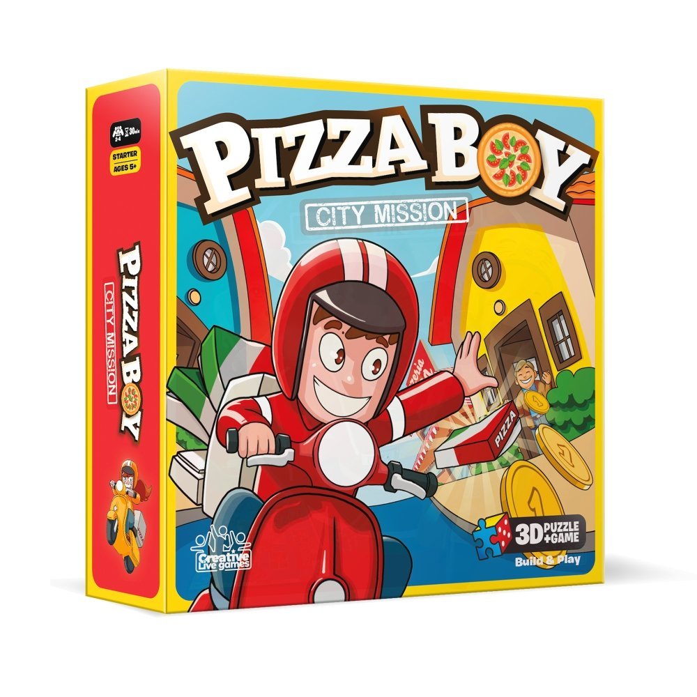 Juego de Mesa Pizza Boy City Mission CREATIVE TOYS
