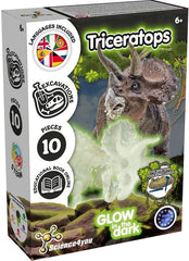 JUEGO DE MESA EXCAVACIONES TRICERATOPS BRILLA OSCURIDAD | SCIENCE 4 YOU | 1 UNIDAD | 5600983628090