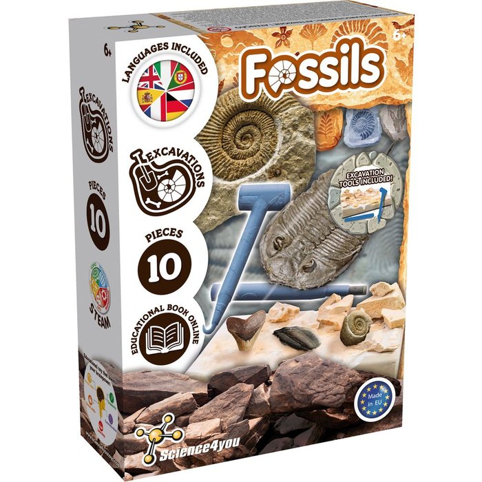JUEGO EXCAVACION FOSILES | SCIENCE 4 YOU | 1 UNIDAD | 5600983632219 Imagen principal del producto
