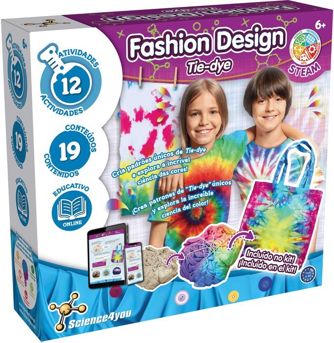 Juego de Mesa Fashion Tye Die SCIENCE 4 YOU Imagen principal del producto