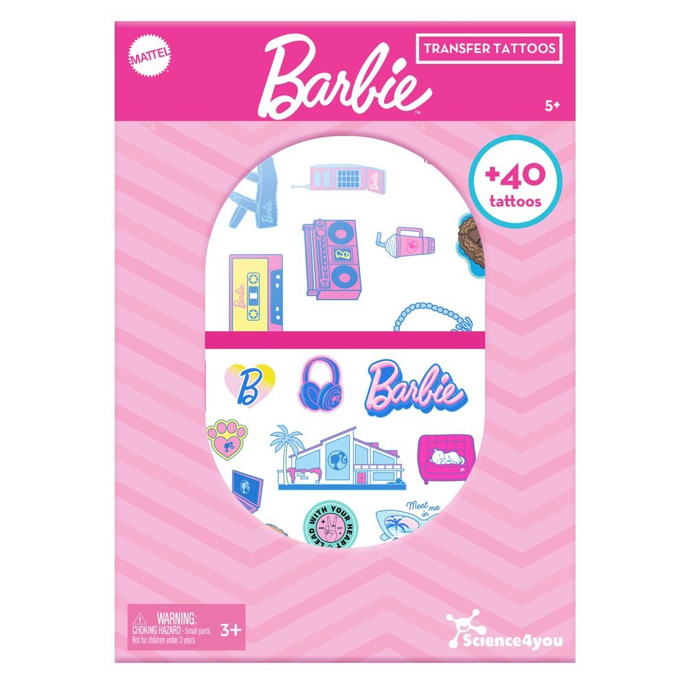 Juego Tatuajes Temporales de Barbie SCIENCE 4 YOU Imagen principal del producto