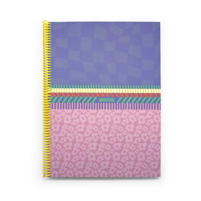 Cuaderno espiral A4 cuadriculado 100 hojas MAKENOTES