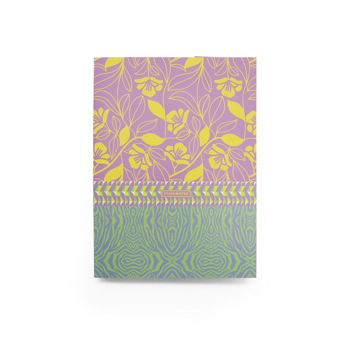 Cuaderno de Notas A5 Espiral Rayado 80 Hojas Blossom & Wild MAKENOTES Imagen principal del producto