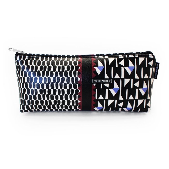 ESTUCHE TRIANGULAR GRANDE TRIBAL ELEGANCE | MAKENOTES Imagen principal del producto