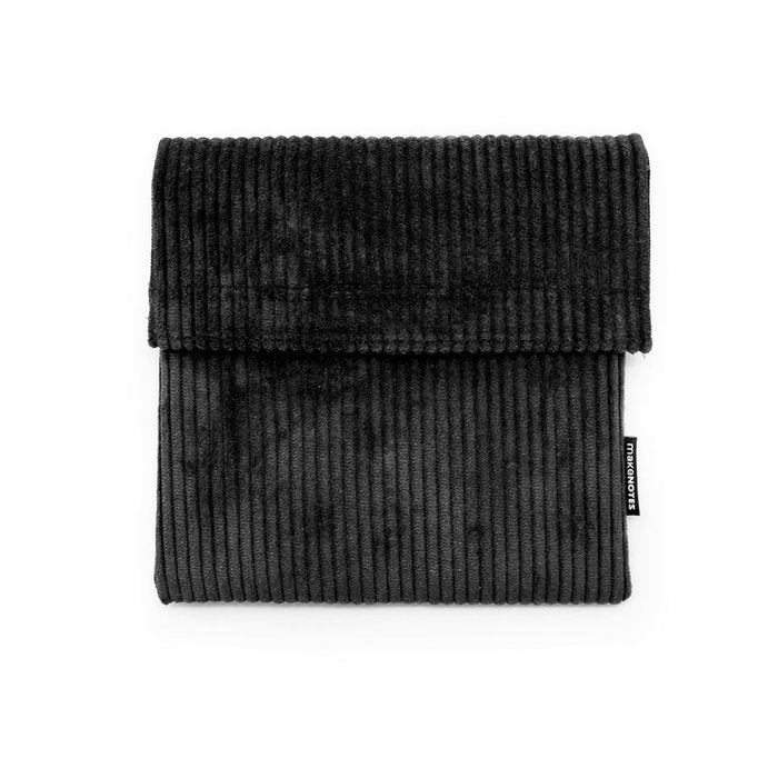 Porta-bocadillos negro Silky Touch MAKENOTES Imagen principal del producto