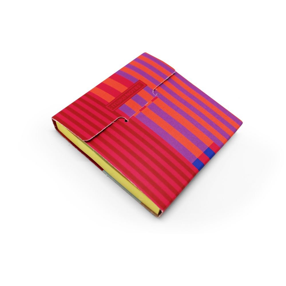 Notas Adhesivas Amarilla 75x75 mm con Capa Lines MAKENOTES Imagen principal del producto